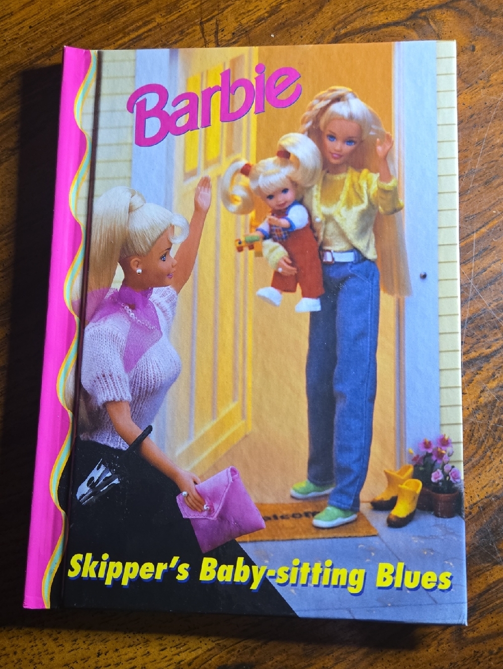 Vtg Barbie Skipper's Baby-sitting Blues Vtg Mint Hardcover 1998